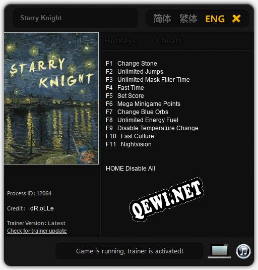 Starry Knight: Трейнер +11 [v1.6]
