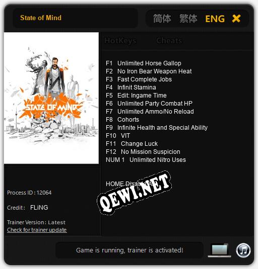 State of Mind: ТРЕЙНЕР И ЧИТЫ (V1.0.16)