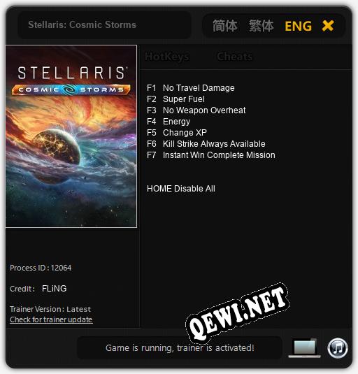 Stellaris: Cosmic Storms: Трейнер +7 [v1.5]