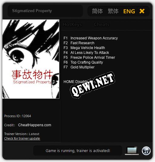 Stigmatized Property: Трейнер +7 [v1.5]