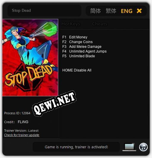 Stop Dead: ТРЕЙНЕР И ЧИТЫ (V1.0.8)