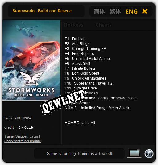 Stormworks: Build and Rescue: ТРЕЙНЕР И ЧИТЫ (V1.0.1)