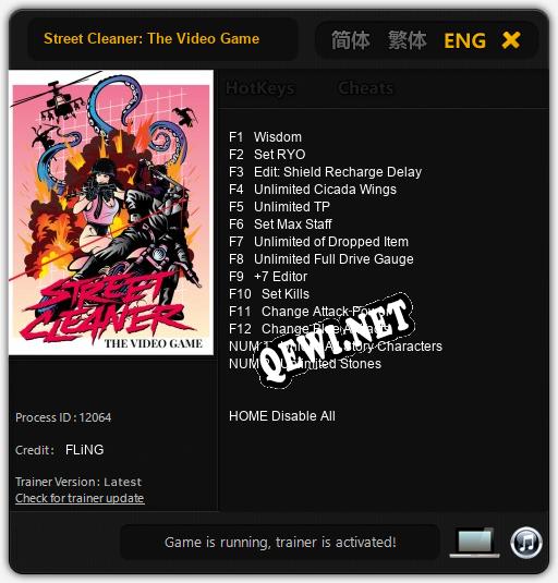 Street Cleaner: The Video Game: Читы, Трейнер +14 [FLiNG]