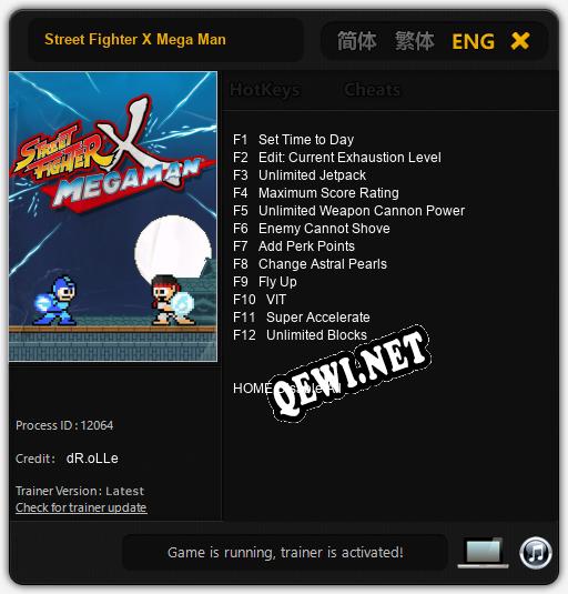 Street Fighter X Mega Man: ТРЕЙНЕР И ЧИТЫ (V1.0.53)