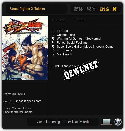 Street Fighter X Tekken: Читы, Трейнер +7 [CheatHappens.com]