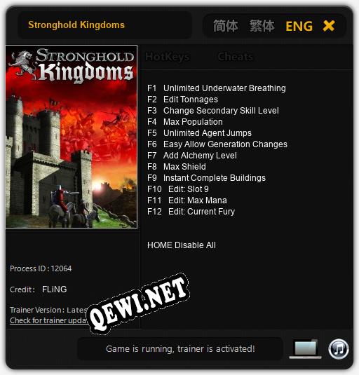 Stronghold Kingdoms: ТРЕЙНЕР И ЧИТЫ (V1.0.3)