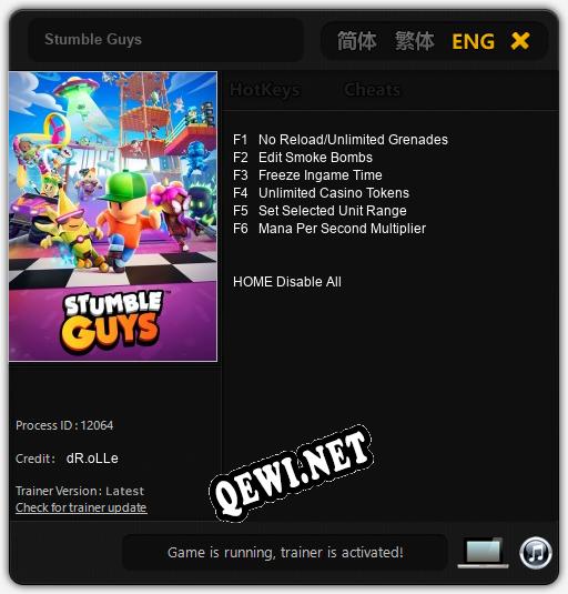 Stumble Guys: ТРЕЙНЕР И ЧИТЫ (V1.0.26)