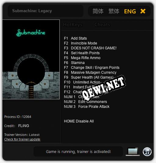 Submachine: Legacy: Читы, Трейнер +15 [FLiNG]
