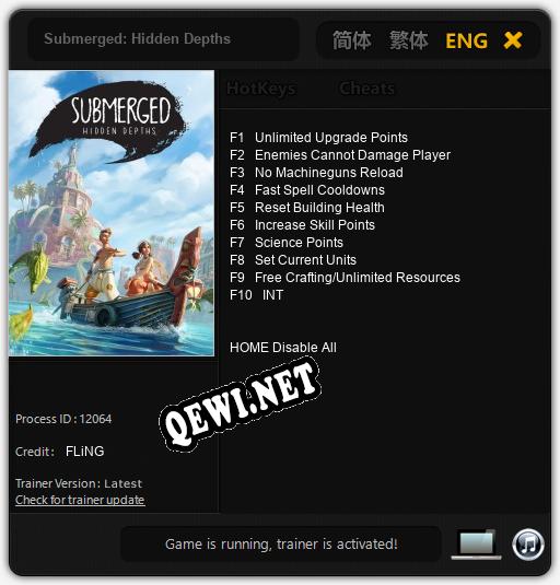 Submerged: Hidden Depths: Читы, Трейнер +10 [FLiNG]