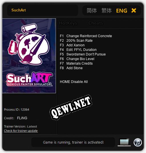 SuchArt: ТРЕЙНЕР И ЧИТЫ (V1.0.22)