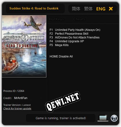Sudden Strike 4: Road to Dunkirk: Читы, Трейнер +5 [MrAntiFan]