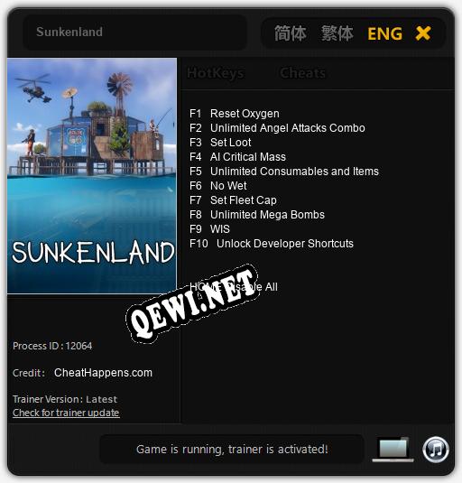 Sunkenland: ТРЕЙНЕР И ЧИТЫ (V1.0.39)