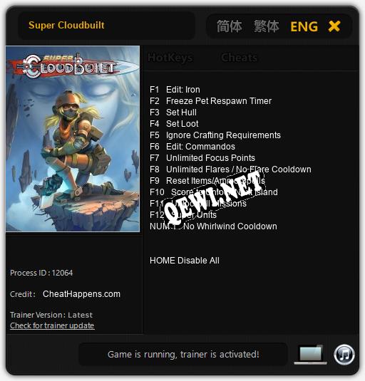 Super Cloudbuilt: Читы, Трейнер +13 [CheatHappens.com]