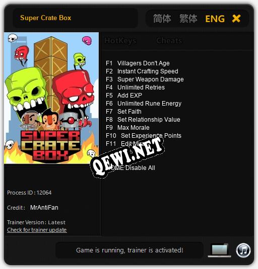 Super Crate Box: ТРЕЙНЕР И ЧИТЫ (V1.0.63)