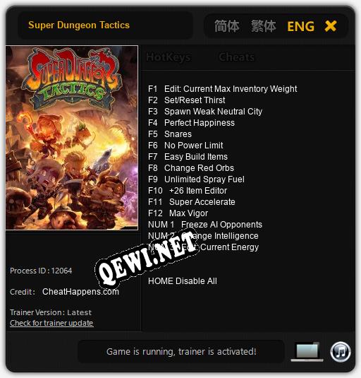 Super Dungeon Tactics: Читы, Трейнер +15 [CheatHappens.com]
