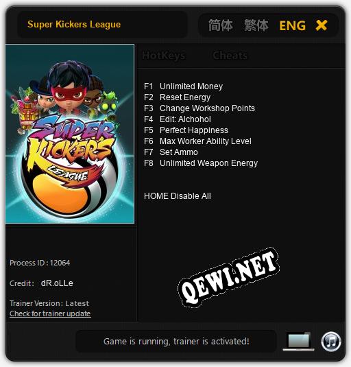 Super Kickers League: ТРЕЙНЕР И ЧИТЫ (V1.0.34)