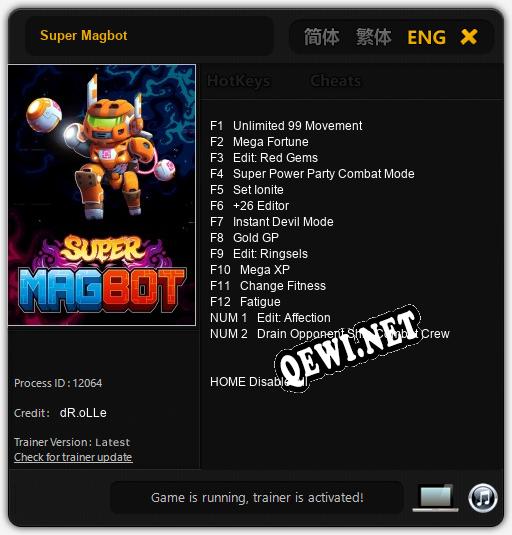 Super Magbot: Трейнер +14 [v1.3]