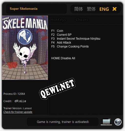 Super Skelemania: ТРЕЙНЕР И ЧИТЫ (V1.0.38)