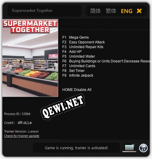 Supermarket Together: Читы, Трейнер +9 [dR.oLLe]
