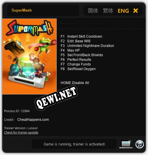 SuperMash: Трейнер +8 [v1.9]