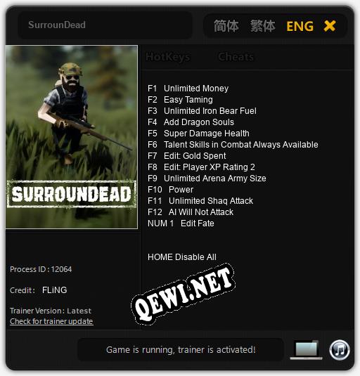 SurrounDead: Трейнер +13 [v1.5]