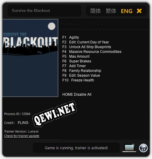 Survive the Blackout: ТРЕЙНЕР И ЧИТЫ (V1.0.17)