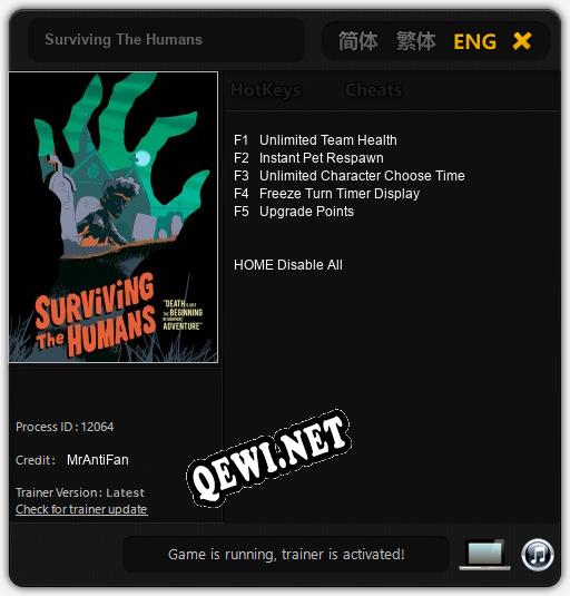 Surviving The Humans: Трейнер +5 [v1.7]