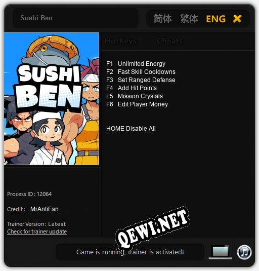 Sushi Ben: Читы, Трейнер +6 [MrAntiFan]