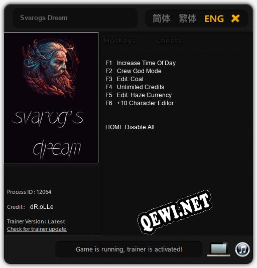 Svarogs Dream: Трейнер +6 [v1.7]