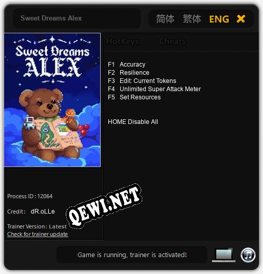 Трейнер для Sweet Dreams Alex [v1.0.9]