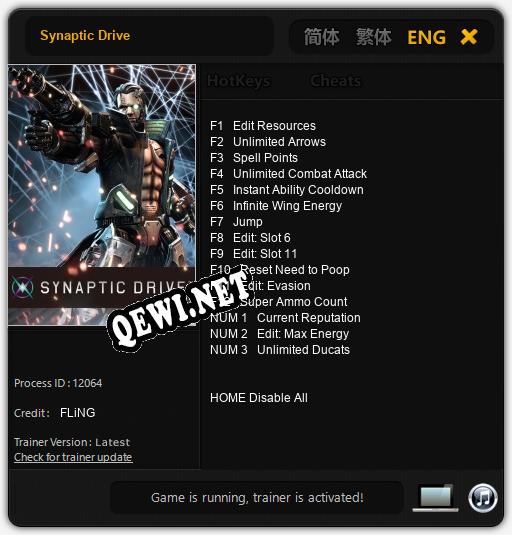 Synaptic Drive: Трейнер +15 [v1.7]