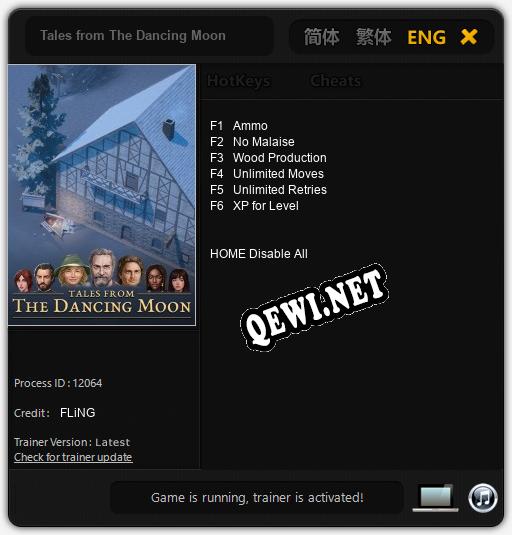 Tales from The Dancing Moon: Читы, Трейнер +6 [FLiNG]
