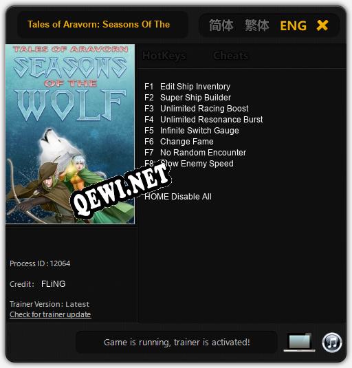 Tales of Aravorn: Seasons Of The Wolf: ТРЕЙНЕР И ЧИТЫ (V1.0.35)