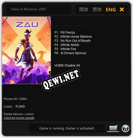 Tales of Kenzera: ZAU: Трейнер +6 [v1.1]