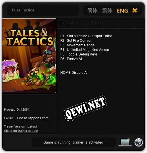 Трейнер для Tales Tactics [v1.0.7]