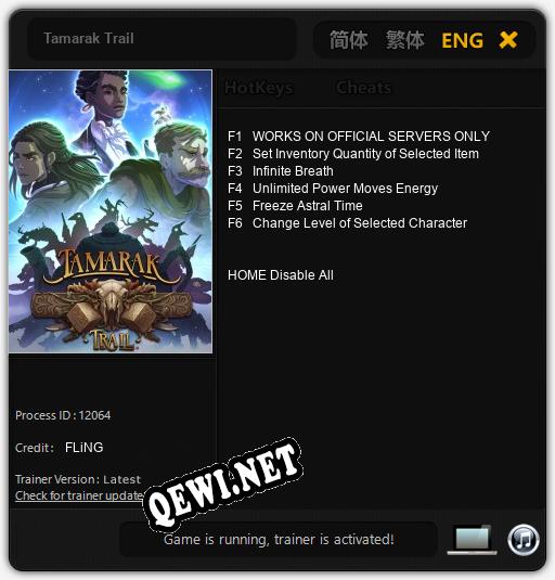 Tamarak Trail: Трейнер +6 [v1.1]