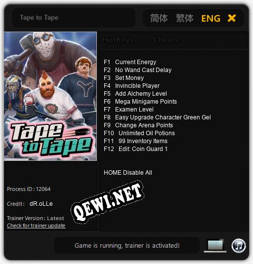 Tape to Tape: Читы, Трейнер +12 [dR.oLLe]