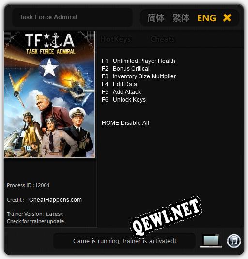 Task Force Admiral: ТРЕЙНЕР И ЧИТЫ (V1.0.23)