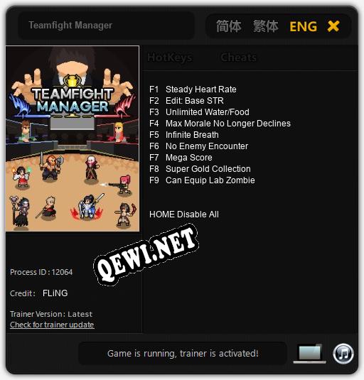 Teamfight Manager: Трейнер +9 [v1.2]