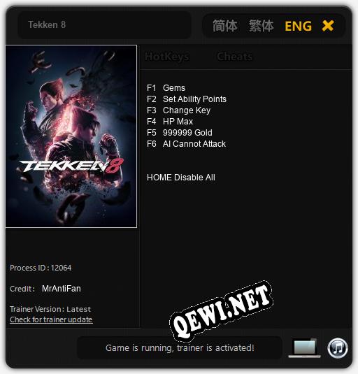 Tekken 8: Трейнер +6 [v1.9]