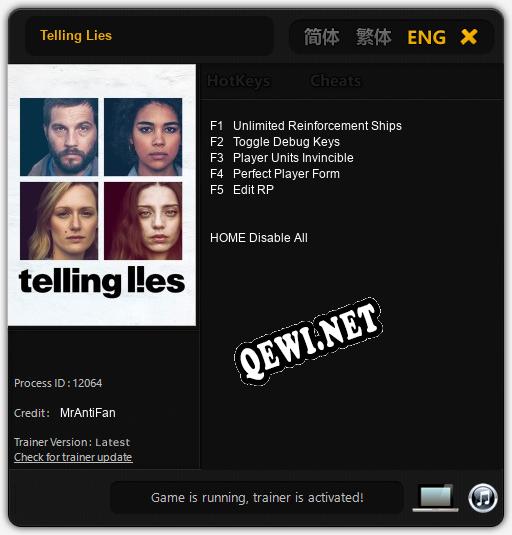 Telling Lies: Читы, Трейнер +5 [MrAntiFan]