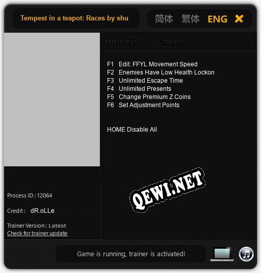 Tempest in a teapot: Races by shuttle bus: Читы, Трейнер +6 [dR.oLLe]