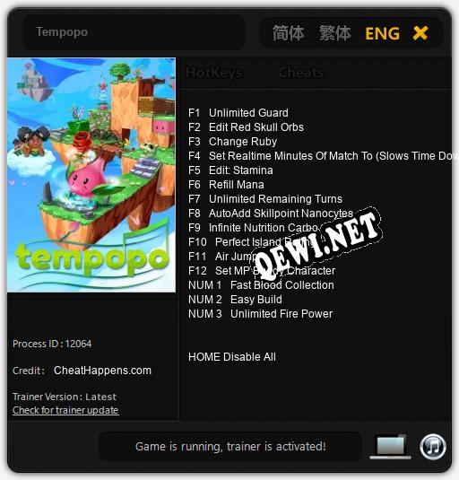 Tempopo: Трейнер +15 [v1.7]