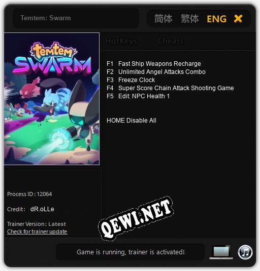 Temtem: Swarm: ТРЕЙНЕР И ЧИТЫ (V1.0.54)