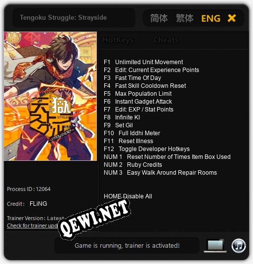 Tengoku Struggle: Strayside: Трейнер +15 [v1.2]