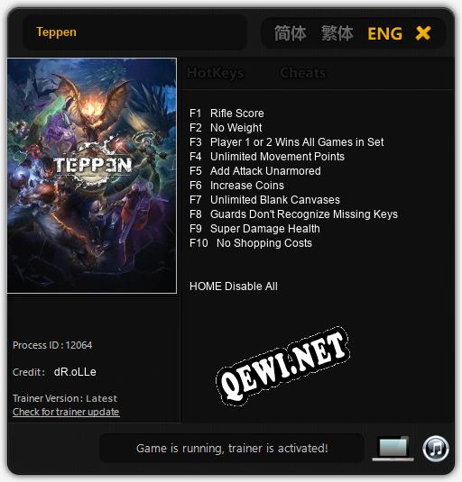 Teppen: Трейнер +10 [v1.6]