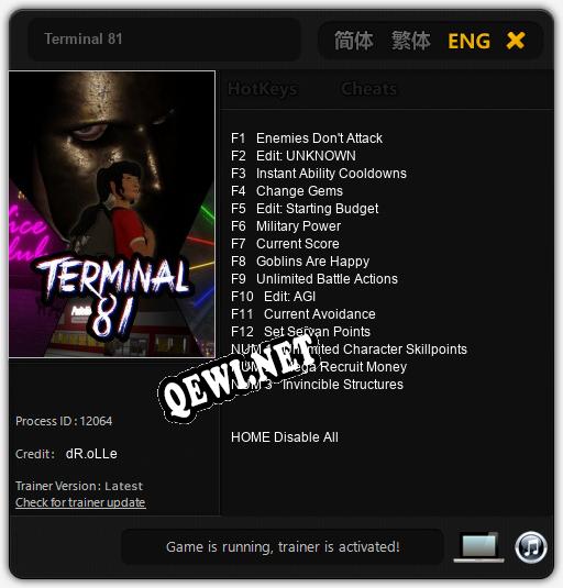 Terminal 81: Трейнер +15 [v1.3]