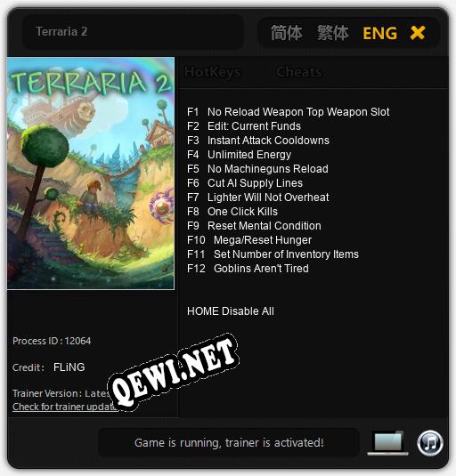 Terraria 2: ТРЕЙНЕР И ЧИТЫ (V1.0.98)
