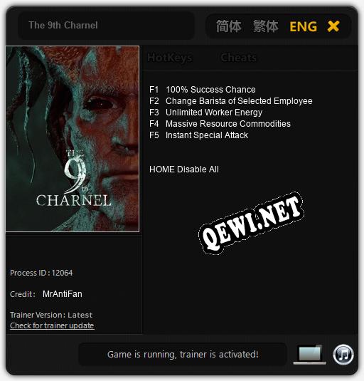 The 9th Charnel: ТРЕЙНЕР И ЧИТЫ (V1.0.6)