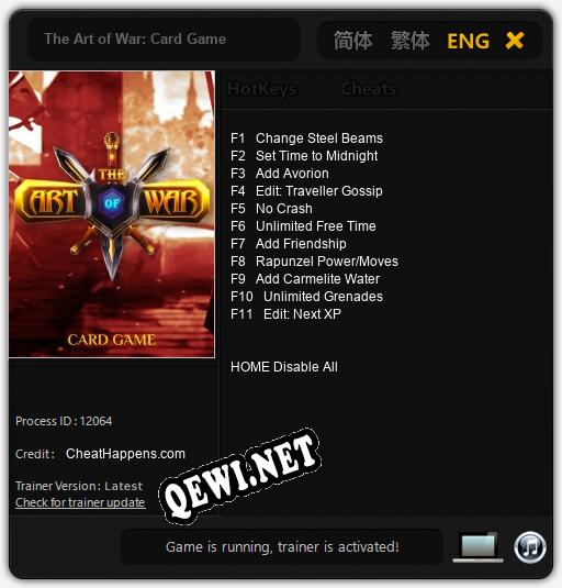 The Art of War: Card Game: Читы, Трейнер +11 [CheatHappens.com]